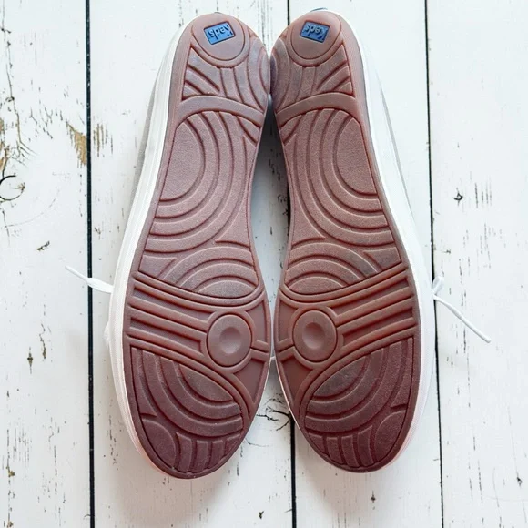 Keds Light Khaki Gray Canvas Boat Shoes with White Laces - Picture 8 of 11